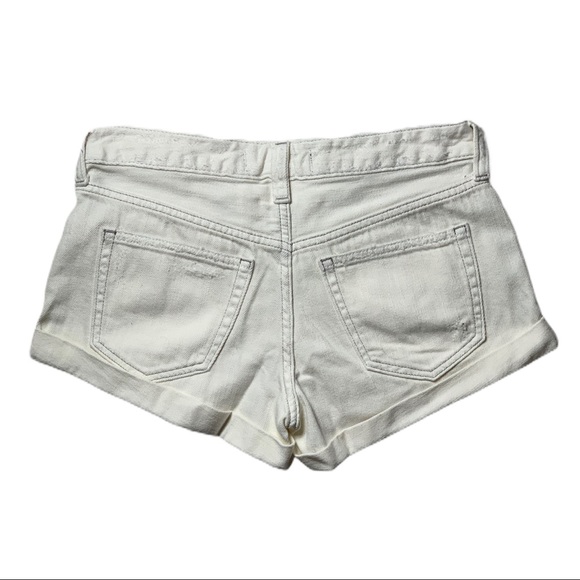 Free People White Jean Shorts - Picture 2 of 5